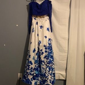 Prom dress by sequin hearts and worn 1 time. This dress is a 2 piece.